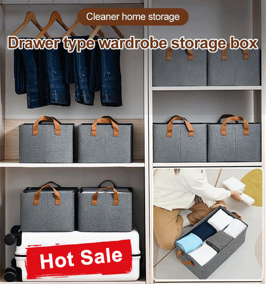 🎁Clearance Sale 48% OFF⏳Foldable Closet Storage Box