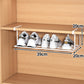 🔥Hot Sale🔥Stainless Steel Multifunctional Clip-on Shoe Rack for More Space for Shoe Cabinet