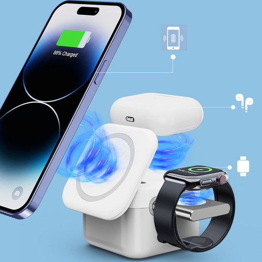 3-in-1 Wireless Charger for iPhone/ Apple Watch/ AirPods