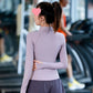 Women’s Long-sleeve Quick-dry Stretchy Yoga Tops