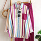 🔥Off-season Shopping Hot sale —Women’s Colorful Striped Loose 2 - Piece Suit🥰
